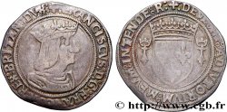 FRANÇOIS IER LE RESTAURATEUR DES LETTRES Teston de Bretagne, 3e type n.d. Rennes