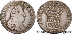 LOUIS XIV LE GRAND OU LE ROI SOLEIL Seizième d écu de Flandre 1688 Lille TB/TB+