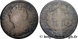 LOUIS XVI 2 sols dit  au faisceau , type FRANÇOIS 1792 Metz