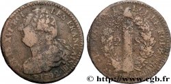 LOUIS XVI 2 sols dit  au faisceau , type FRANÇAIS 1792 Strasbourg