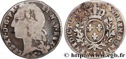 LOUIS XV DIT LE BIEN AIMÉ Dixième d&nbsp;écu aux branches d’olivier, tête ceinte d’un bandeau 1766 Bayonne