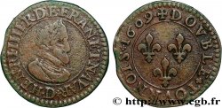 HENRY IV Double tournois 1609 Lyon