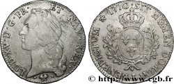 LOUIS XV  THE WELL-BELOVED  Écu aux branches d’olivier, tête ceinte d’un bandeau 1770 Bayonne