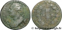 CONVENCION NACIONAL 12 deniers dit &nbsp;au faisceau&nbsp;, type FRANCOIS 1793 Dijon