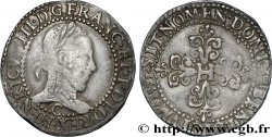 HENRI III Franc au col plat 1578 Saint-Lô