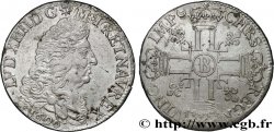 LOUIS XIV  THE SUN KING  Demi-écu aux huit L, 1er type 1690 Rouen XF