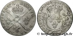 LOUIS XIV  THE SUN KING  Trente-trois sols aux insignes 1706 Strasbourg
