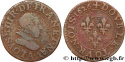 LOUIS XIII  Double tournois, 3e type 1626 Paris