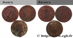 LOUIS XVI Liard à l’écu, lot de 3 ex. n.d. Ateliers divers
