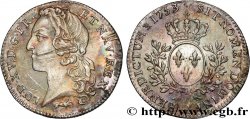 LOUIS XV DIT LE BIEN AIMÉ Cinquième d’écu aux branches d’olivier, tête ceinte d’un bandeau 1753 Orléans TTB/TTB+
