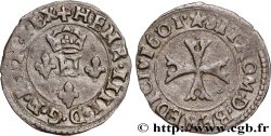 HENRY IV Liard à l H couronnée, 4e type (à la croix échancrée) 1601 Chambéry
