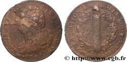LOUIS XVI (MONARQUE CONSTITUTIONNEL)  2 sols dit &nbsp;au faisceau&nbsp;, type FRANÇOIS 1792 Paris