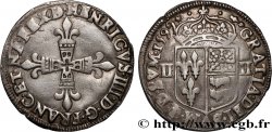 HENRY IV Quart d écu de Béarn 1599 Morlaàs