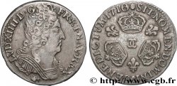 LOUIS XIV LE GRAND OU LE ROI SOLEIL Dixième d écu aux trois couronnes 1710 Besançon TTB+