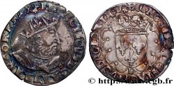 FRANÇOIS IER LE RESTAURATEUR DES LETTRES Demi-teston, 8e type n.d. Lyon TTB