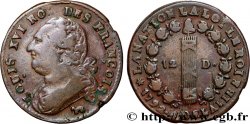 LOUIS XVI (MONARQUE CONSTITUTIONNEL)  12 deniers dit &nbsp;au faisceau&nbsp;, type FRANÇOIS 1792 Pau
