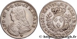 LOUIS XV DIT LE BIEN AIMÉ Dixième d’écu aux branches d’olivier, buste habillé 1727 Strasbourg TTB/TTB+