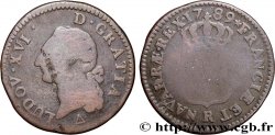 LOUIS XVI Sol dit &nbsp;à l&nbsp;écu&nbsp; 1789 Orléans