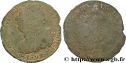 LOUIS XVI 2 sols dit &nbsp;au faisceau&nbsp;, type FRANÇOIS 1792 Toulouse