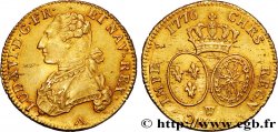 LOUIS XVI Double louis d’or aux écus ovales 1776 Lille AU