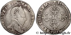 HENRY III Demi-franc au col plat 1582 Toulouse