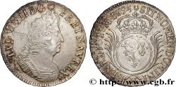 LOUIS XIV LE GRAND OU LE ROI SOLEIL Demi-écu aux palmes 1695 La Rochelle TB+/TTB
