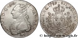 LOUIS XVI Écu aux branches d olivier 1789 Rouen TTB+
