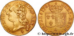 LOUIS XVI Louis d or aux écus accolés 1785 Paris AU