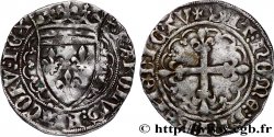 CHARLES VII LE VICTORIEUX Blanc dentillé 05/04/1431 Limoges TB+