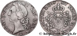 LOUIS XV DIT LE BIEN AIMÉ Écu aux branches d’olivier, tête ceinte d’un bandeau 1746 Nantes TB+