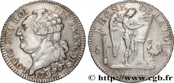LOUIS XVI (MONARQUE CONSTITUTIONNEL)  Demi-écu au génie 1792 Paris TTB+/TTB