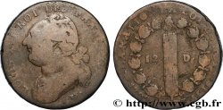 LOUIS XVI (MONARQUE CONSTITUTIONNEL)  12 deniers dit  au faisceau , type FRANCOIS 1792 Lille