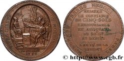 CONFIANCE (MONNAIES DE...) Monneron de 5 sols à l Hercule, frappe monnaie 1792 Birmingham, Soho