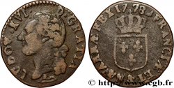 LOUIS XVI Demi-sol dit  à l écu  1778 Aix-en-Provence