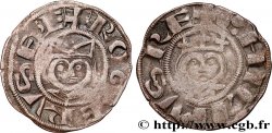 FELIPE II  AUGUSTUS  Y ROGER II OF ROSOI Denier c. 1180-1201 Laon