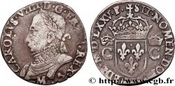 HENRI III. MONNAYAGE AU NOM DE CHARLES IX Teston, 10e type 1575 (MDLXXV) Toulouse