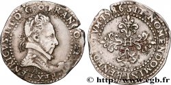 HENRY III Demi-franc au col plat 1586 Rouen