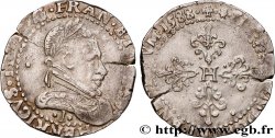 HENRI III Demi-franc au col plat 1588 Limoges