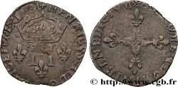 HENRY III Double sol parisis, 2e type 1588 Aix-en-Provence