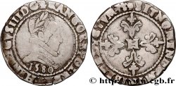 HENRY III Franc au col plat 1580 Bayonne