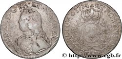 LOUIS XV DIT LE BIEN AIMÉ Écu aux branches d&nbsp;olivier, buste habillé 1734 Paris