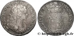 LOUIS XV THE BELOVED Écu à l’écu écartelé de France et de Navarre 1719 Troyes