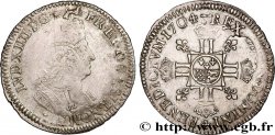 LOUIS XIV LE GRAND OU LE ROI SOLEIL Demi-écu de Béarn aux huit L, 2e type 1704 Pau TB/TTB