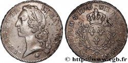 LOUIS XV DIT LE BIEN AIMÉ Écu aux branches d’olivier, tête ceinte d’un bandeau 1765 Paris
