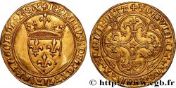 CHARLES VI LE FOU ou LE BIEN AIMÉ / THE BELOVED or THE MAD Écu d or à la couronne n.d. Saint-Quentin AU