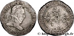 HENRY III Franc au col plat 1576 Rouen