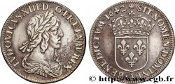 LOUIS XIII LE JUSTE Quart d écu, buste drapé et cuirassé (2e buste de Jean Warin) 1642 Paris, Monnaie de Matignon