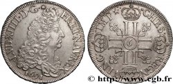 LOUIS XIV  THE SUN KING  Écu aux huit L, 1er type 1691 Rennes