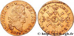 LOUIS XIV  THE SUN KING  Demi-louis d or aux quatre L 1693 Reims