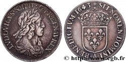 LOUIS XIII LE JUSTE Quart d écu, buste drapé et cuirassé (2e buste de Jean Warin) 1643 Paris, Monnaie de Matignon